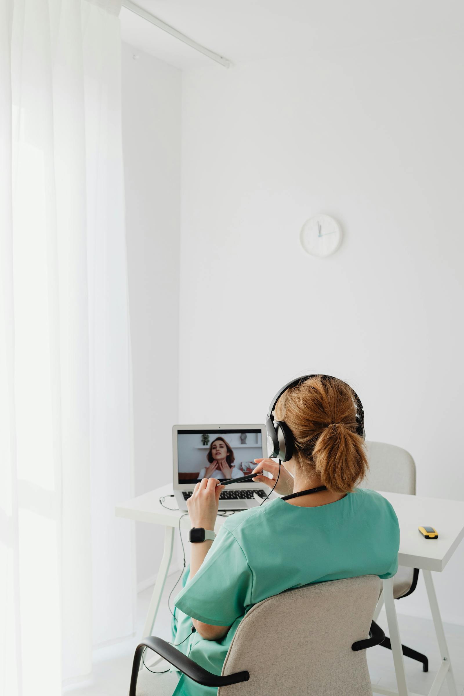 A coordinator on a follow-up call